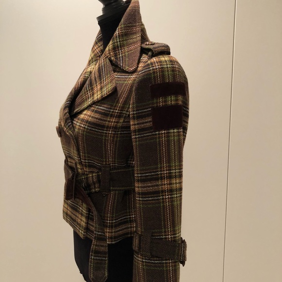Juicy Couture plaid jacket Sz 2 - Picture 2 of 8